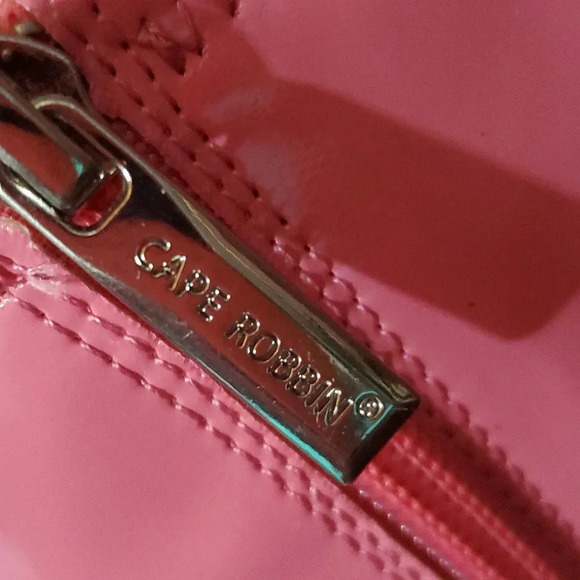 Cape Robbin Pink Belinda Faux Patent Leather Booties - Picture 3 of 8